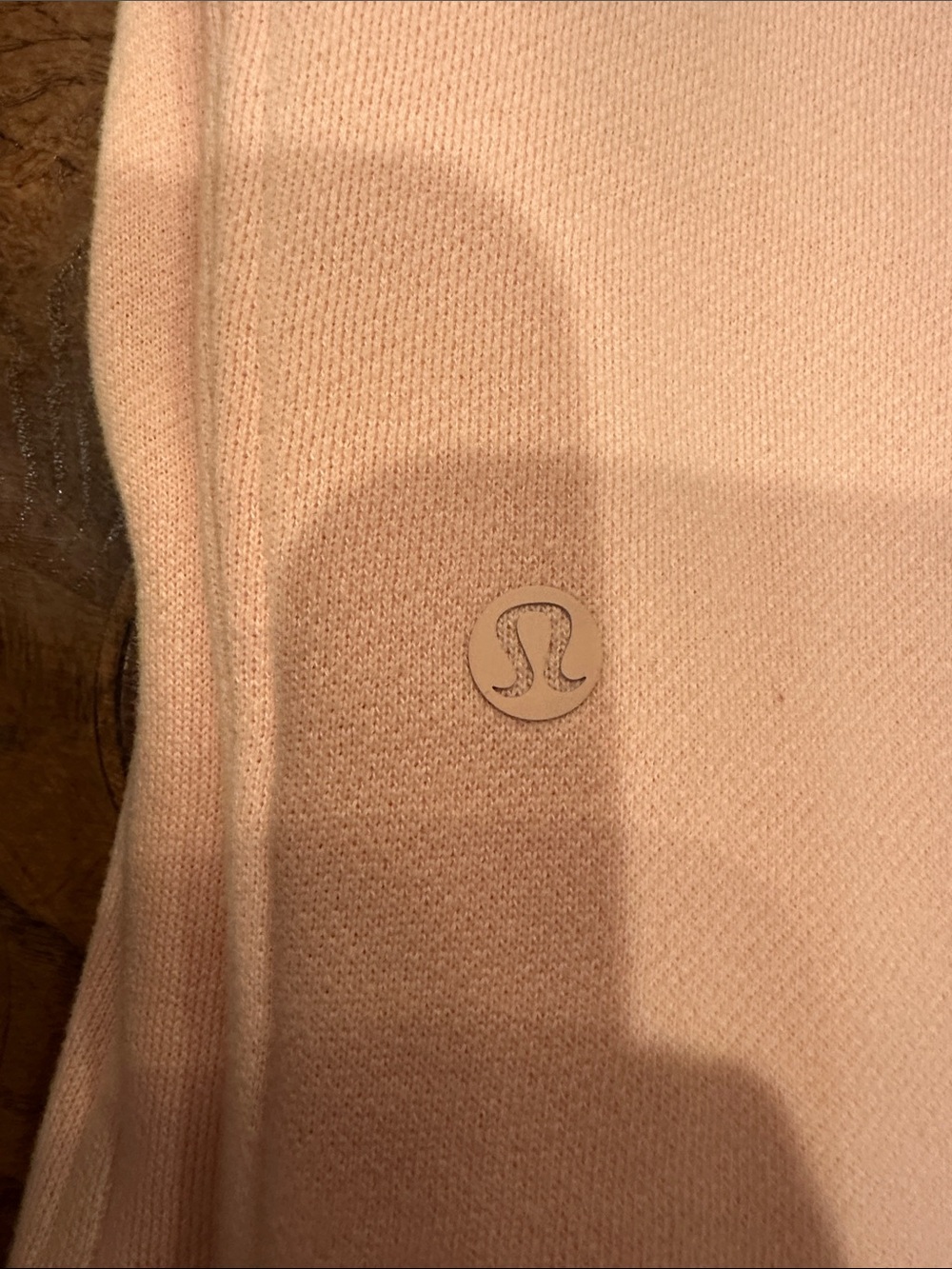 lululemon athletica Light Pink Crew Neck Sweater